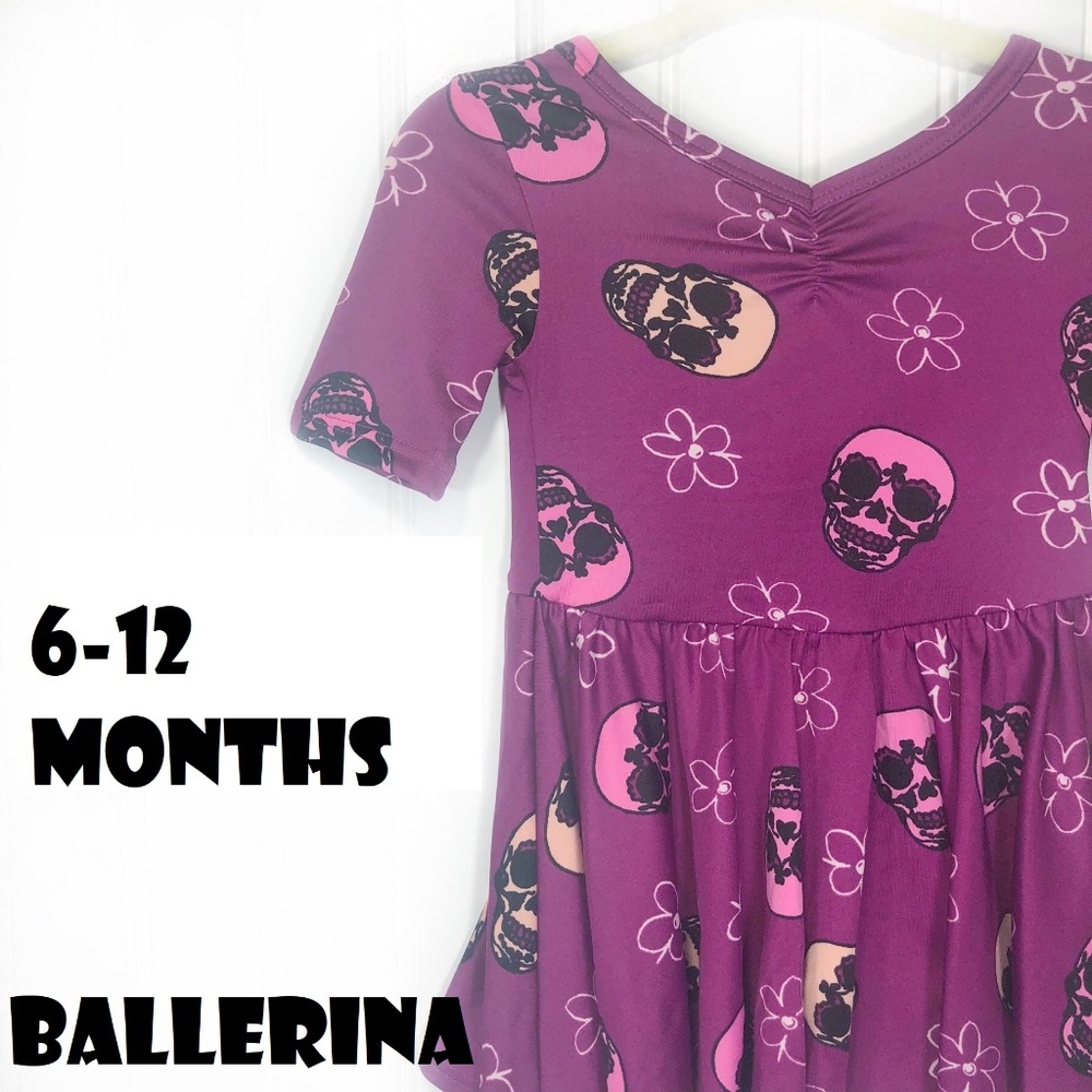 6-12 months Dot Dot Smile Skulls